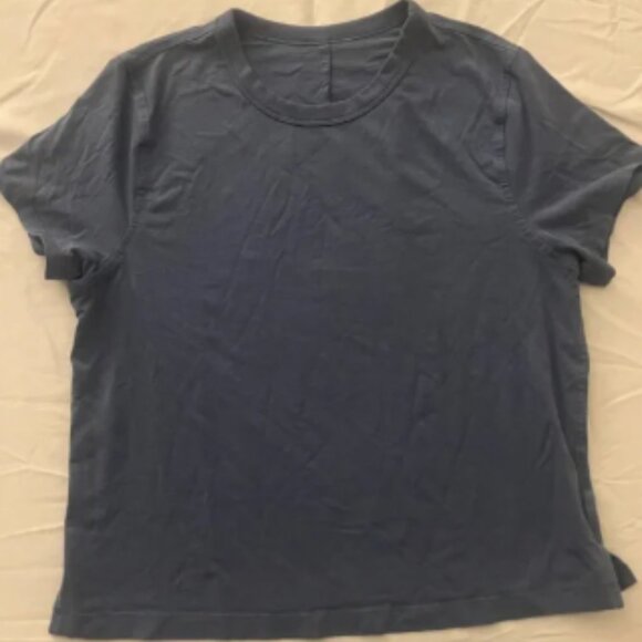 Lululemon Classic-Fit Cotton-Blend T-Shirt Size 6 - Picture 1 of 2